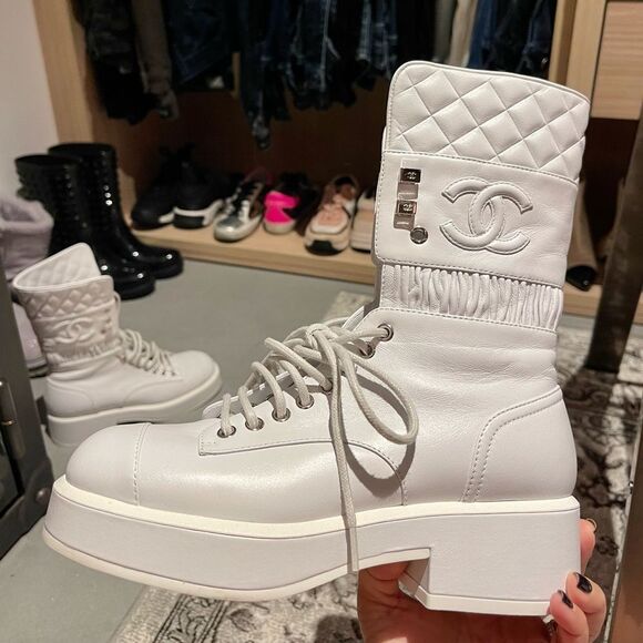 Chanel boots white 35 ( 5 ). - Picture 2 of 2